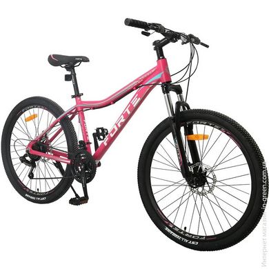 Велосипед женский FORTE VESTA (117114) алюм. рама 16", колеса 26", розовый