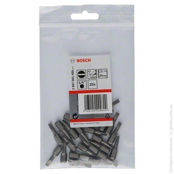 25 біт 25 мм S 0.5x4.0 XH BOSCH (2607001458)