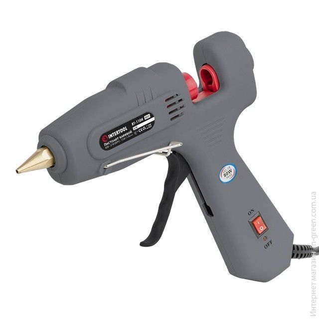 Пістолет клейовий INTERTOOL RT-1104