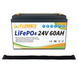 Акумулятор FLLYROWER LiFePO4 24V/60AH (1440W*h) Фото 2 з 16
