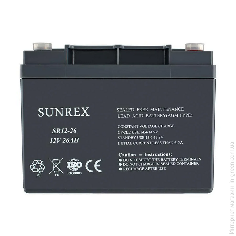Аккумуляторная батарея SUNREX SR12-26