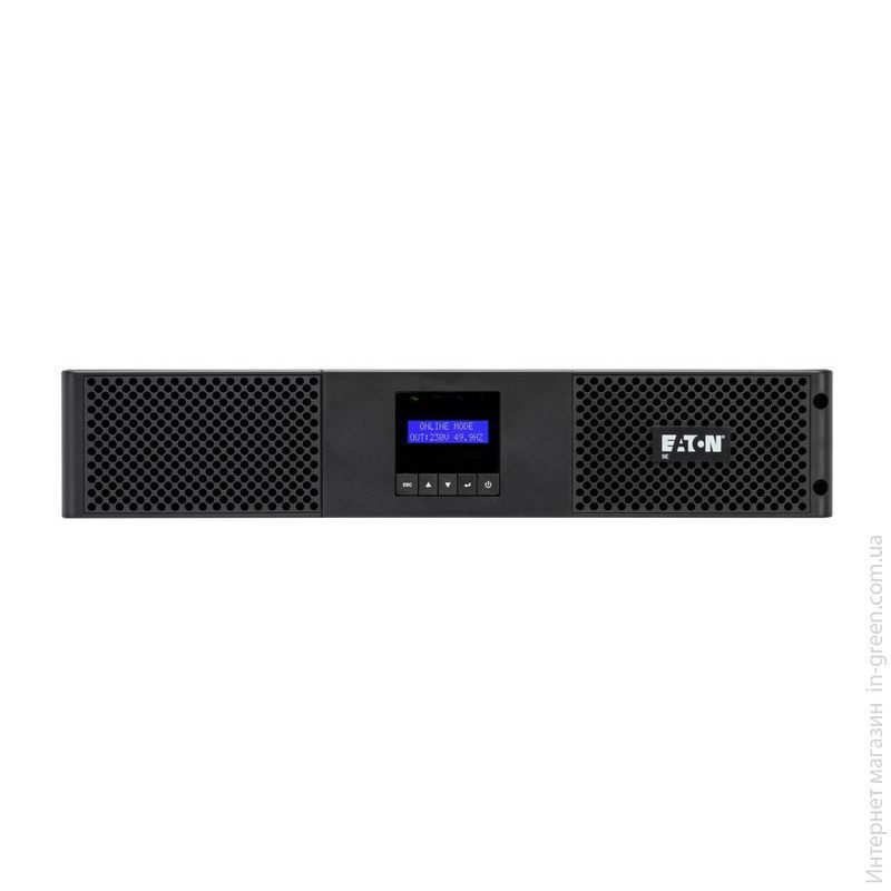 Джерело безперебійного живлення Eaton 9E 2000VA/1800W RM 2U LCD USB RS232 6xC13 (9E2000IR)