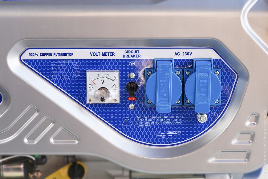Генератор газ/бензиновый CHJ POWER CHJ-3500E (DD0006918) с электрозапуском
