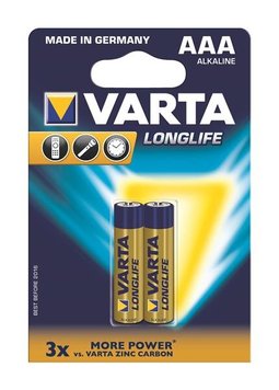 Батарейка VARTA LONGLIFE AAA BLI 2 ALKALINE