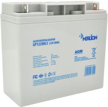 Акумуляторная батарея AGM MERLION GP12200L5 12V 20Ah