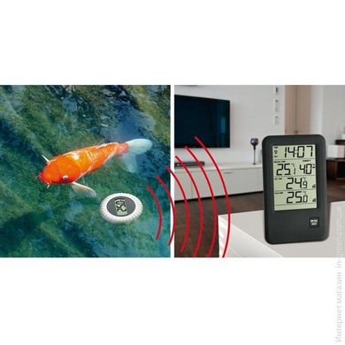 Термометр для бассейна цифровой TFA Malibu, 158х95х21 мм 303053.IT