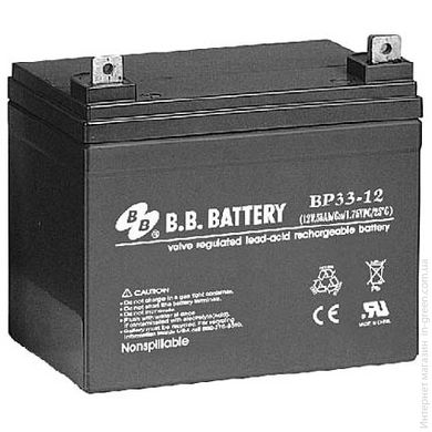 Акумулятор B.B. BATTERY BP33-12S / B2