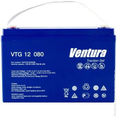Аккумулятор тяговый VENTURA VTG 12-080 M8