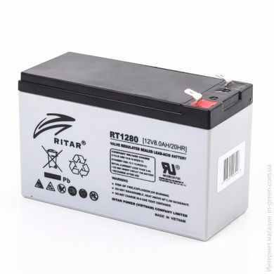 Акумуляторна батарея RITAR RT1280F2