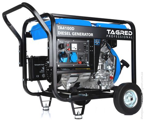Дизельний генератор TAGRED TA4100D + газова плитка Orcamp CK-505, та лійка в дарунок