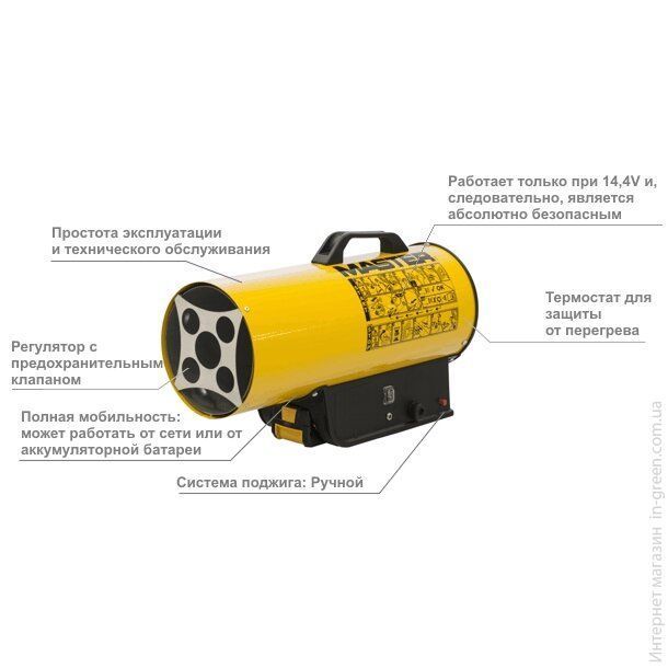 Тепловая пушка MASTER BLP 17M DC (TUNDRA)