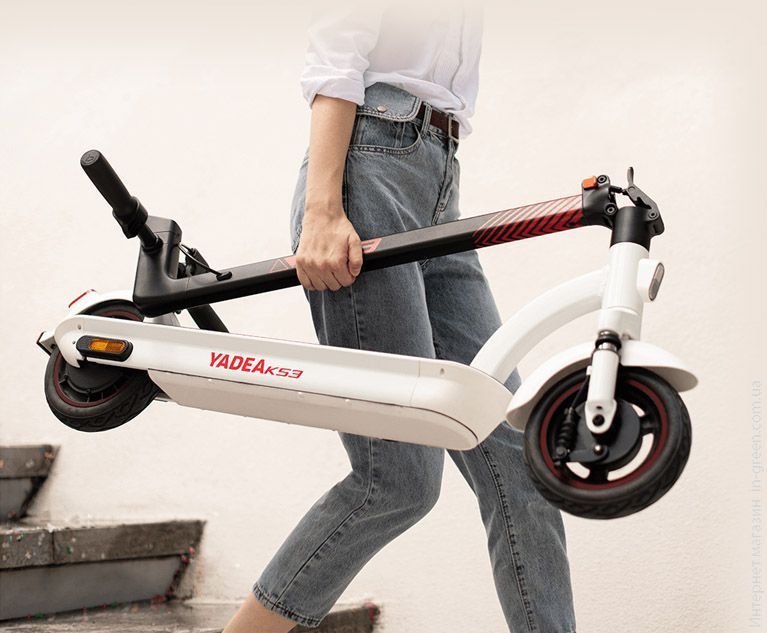 Электросамокат YADEA KS3 36V 7.8Ah, 600W Чорный/Красный