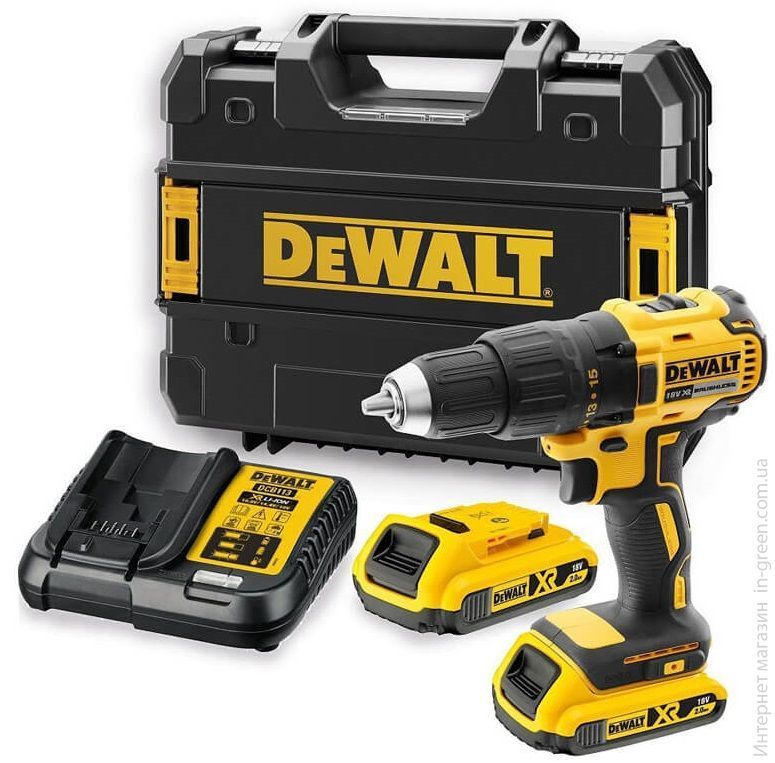 Дрель-шуруповерт безударная DEWALT DCD777L2T