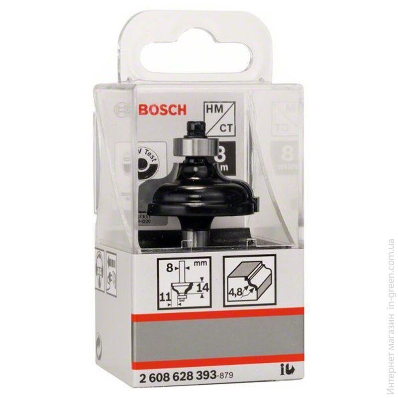 Фреза профильная A 4.8/14/8 мм BOSCH (2608628393)