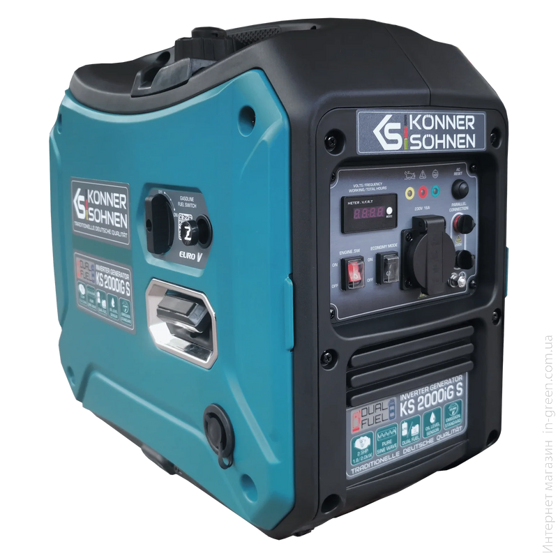 Інверторний газо-бензиновий генератор Konner&Sohnen KS 2000iG S