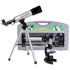 Мікроскоп Optima Universer 300x-1200x + Телескоп 50/360 AZ в кейсе (MBTR-Uni-01-103)