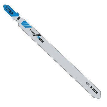 5 лобзиковых пилок BOSCH T 318 А, HSS (2608631319)