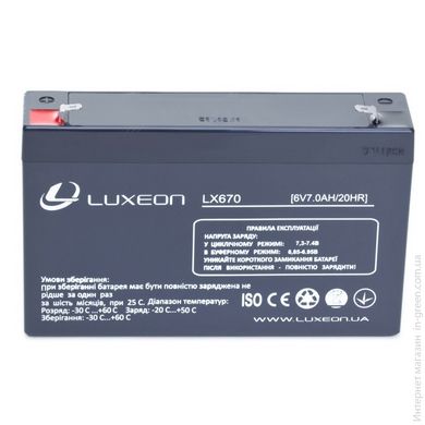 Акумуляторна батарея LUXEON LX 670
