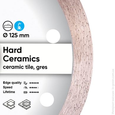 Круг алмазний відрізний 1A1R 125x1,4x10x22,23 Hard ceramics (11115048010)
