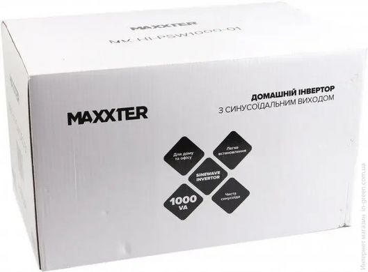 Джерело безперебійного живлення MAXXTER MX-HI-PSW1000-01 1000 VA для котлов