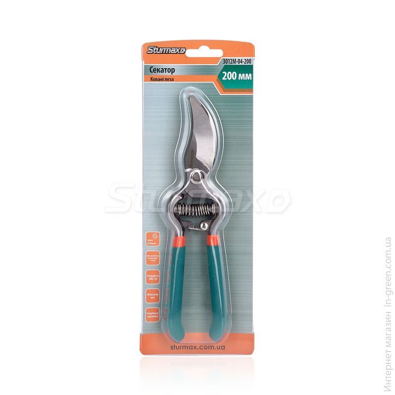 Секатор ковані леза Sturmax 3012M-04-200