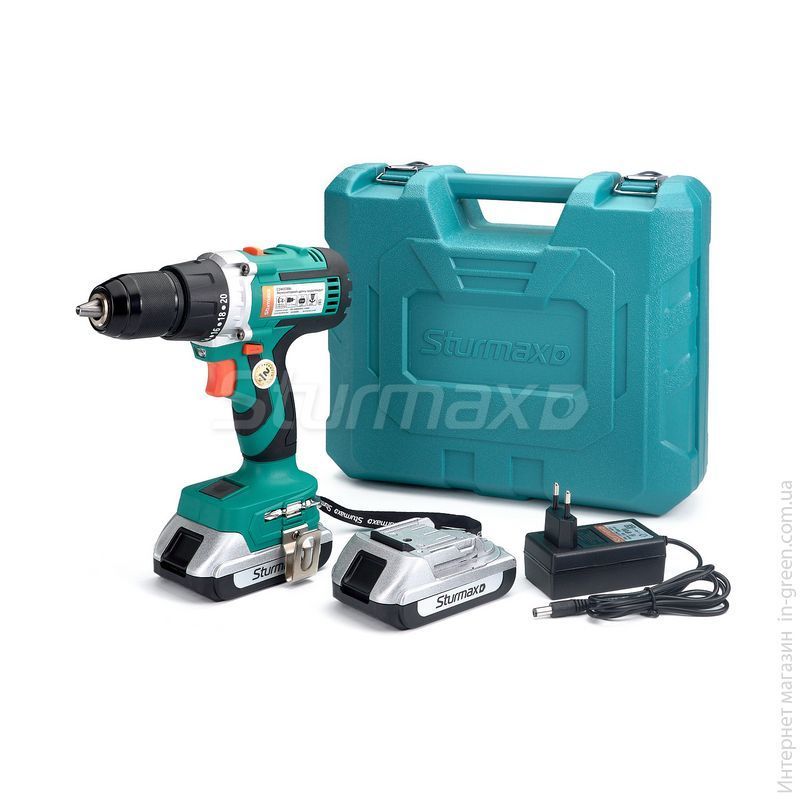 Шуруповерт аккумуляторный Sturmax CDM3220BL