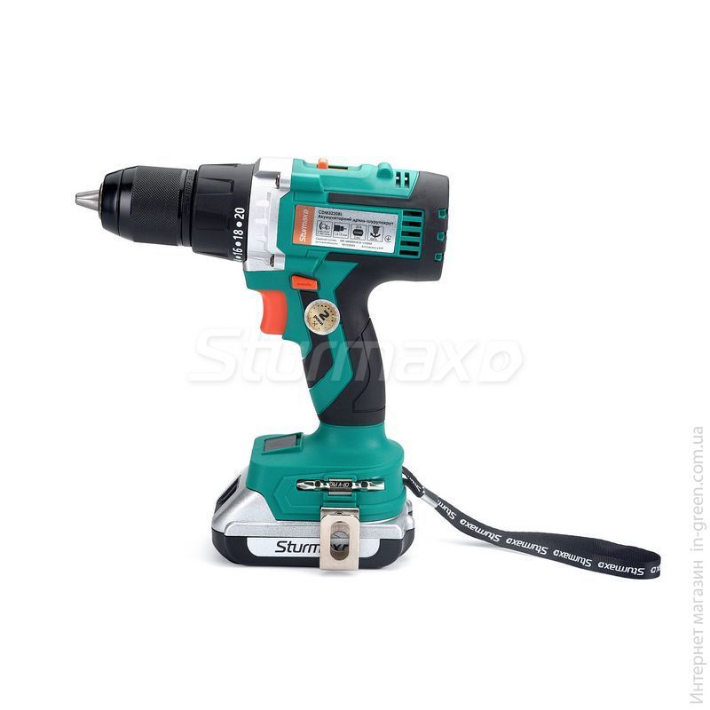 Шуруповерт аккумуляторный Sturmax CDM3220BL