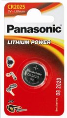 Батарейка Panasonic CR 2025 BLI 1 LITHIUM