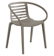 Кресло Papatya Mambo серо-коричневое
