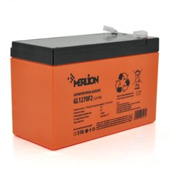 Аккумуляторная батарея MERLION GL1270F2 12 V 7Ah (150 x 65 x 95 (100) Orange Q10