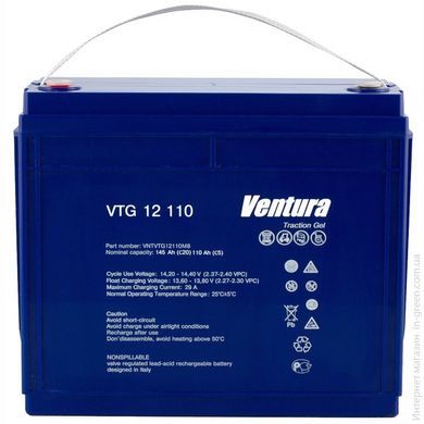 Аккумулятор тяговый VENTURA VTG 12-110 M8