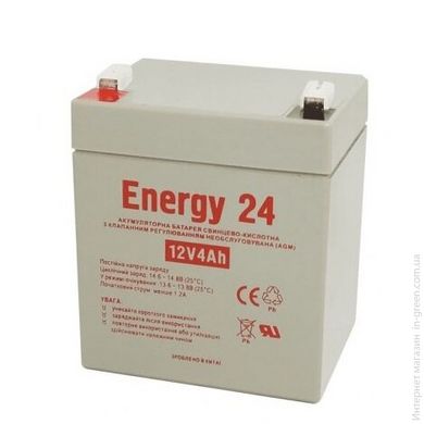 Аккумулятор ENERGY 24 АКБ 12V4AH