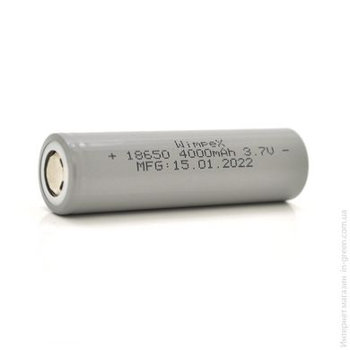 Аккумулятор WMP-4000 18650 Li-Ion Flat Top