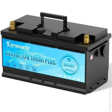 Акумулятор Kepworth LiFePO4 12V/100AH ​​(1280W*h), Smart BMS, Bluetooth APP