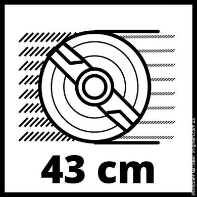 Газонокосилка аккумуляторная Einhell GE-CM 36/43 (без АКБ та ЗП)