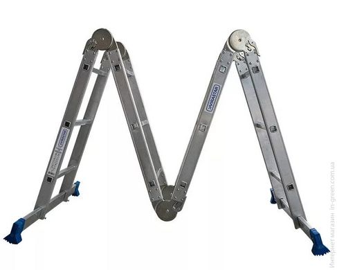 Шарнирная лестница-стремянка VIRASTAR ACROBAT 4x3 ступеней (VTL143)