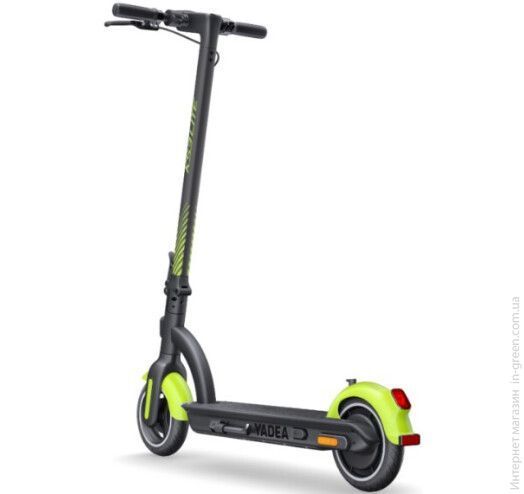 Электросамокат YADEA KS3 lite 36V 5 Ah, 500W Серый/Зеленый