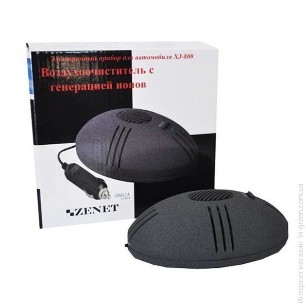Очиститель ионизатор воздуха для авто ZENET XJ-800 с ароматизатором