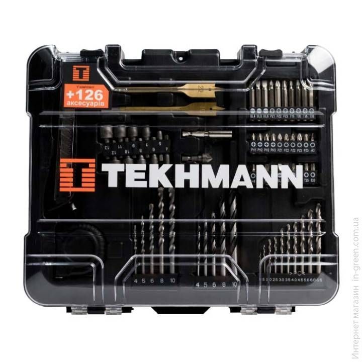 Шуруповерт акумуляторний Tekhmann TCD-45/i20 BS KITBOX