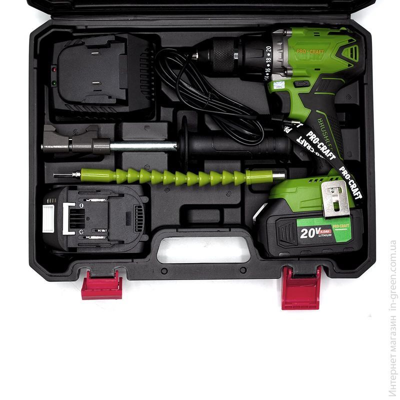 Шуруповерт PRO-CRAFT Industrial PA18BL Extra