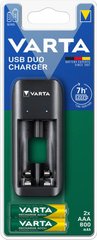 Зарядний пристрій VARTA Value USB Duo Charger + Акумулятор NI-MH AAA 800 мАг