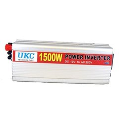 Инвертор POWER INVERTER 8102U1 12V-220V, 1500W (TUV)