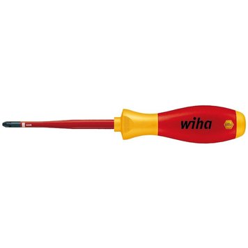 Отвертка диэлектрическая WIHA W35394 Soft Finish Slim Fix PH2 х 100