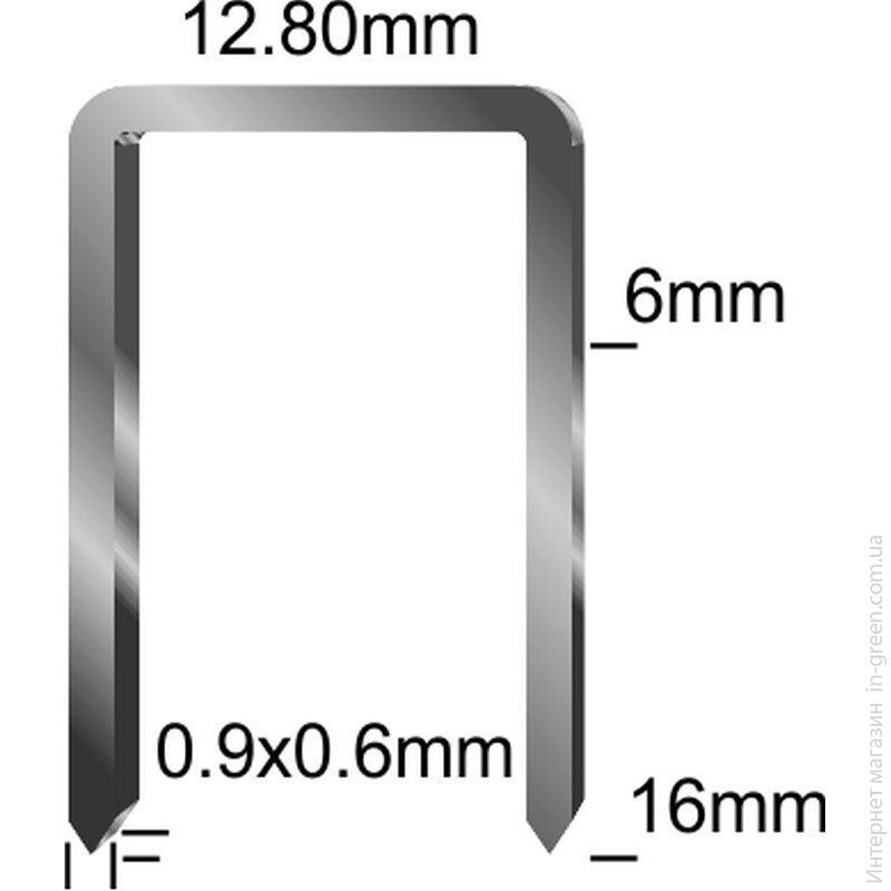 степлер пневматический (скоба 12,8(6-16)0,9Х0,6)