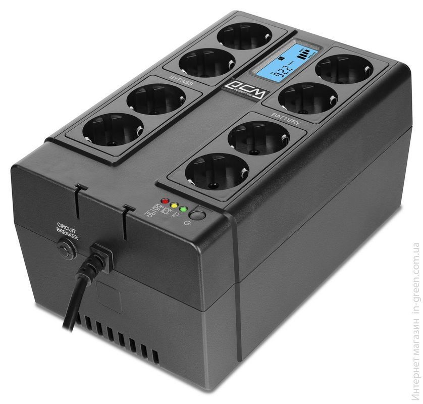 Источник бесперебойного питания Powercom CUB-1000N LCD