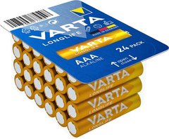 Батарейка VARTA LONGLIFE щелочная AAA блистер, 24 шт.