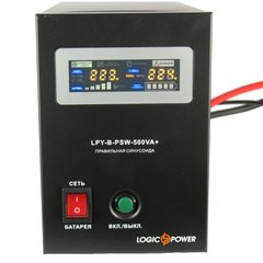 Источник бесперебойного питания (ИБП) Logicpower LPY-B-PSW-500VA (350Вт) с правильной синусоидой под 12V