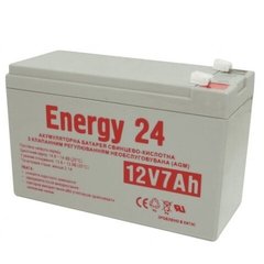 Аккумулятор свинцово-кислотный ENERGY 24 АКБ 12V7AH