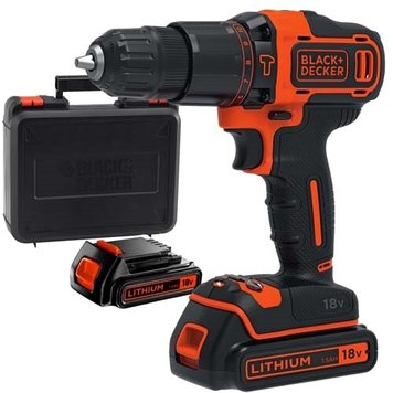 Шуруповерт BLACK&DECKER BDCHD18KB