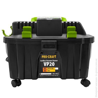 Аккумуляторный строительный пылесос PRO-CRAFT VP20 (без АКБ и ЗУ)